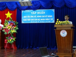 TẬP HUẤN QUY TẮC ỨNG XỬ CÁN BỘ NHÂN VIÊN Y TẾ